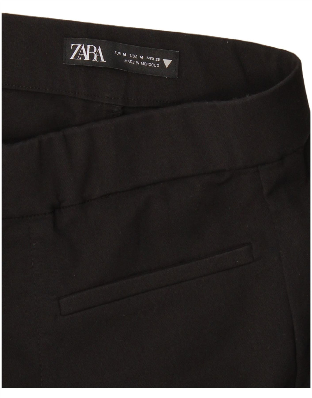 Spodnie damskie Zara Flare, średnie, W28 L25, czarne