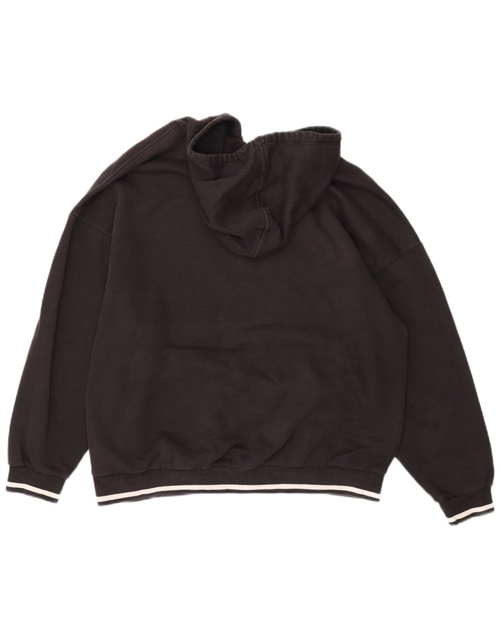 Damski sweter z kapturem i grafiką PUMA UK 16, duży, czarny, bawełniany