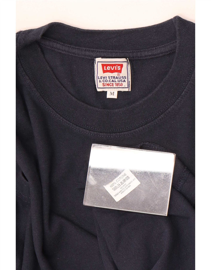 T-shirt męski Levi's Top, średni, granatowy, bawełniany
