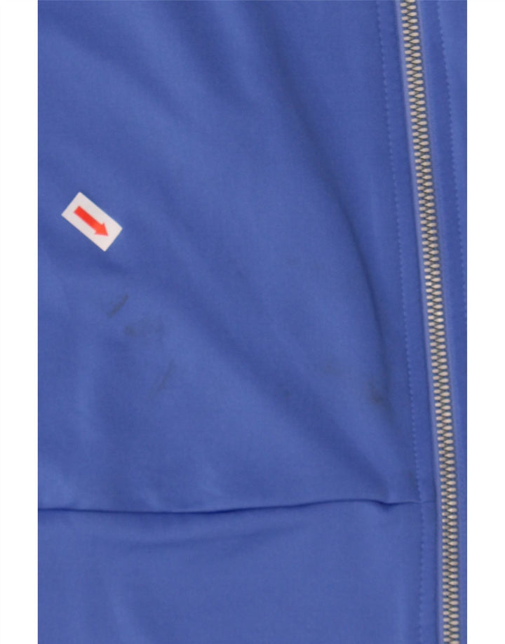 ADIDAS Womens Climalite Tracksuit Top Jacket UK 12 Medium  Blue Polyester Vintage Adidas and Second-Hand Adidas from Messina Hembry 