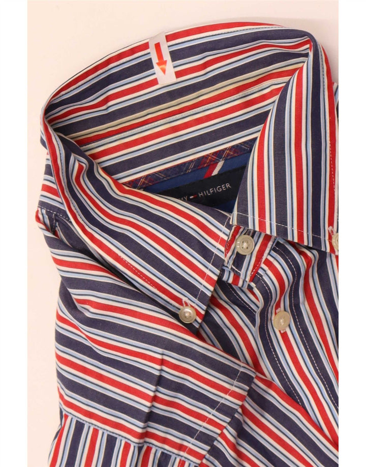 Koszula męska Tommy Hilfiger, średnia, wielokolorowa, bawełniana w prążki