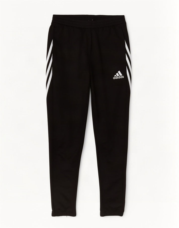 Męskie spodnie dresowe Adidas Climalite, średnie czarne