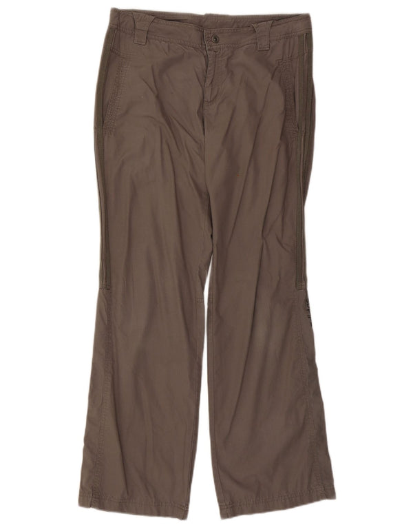 Spodnie damskie Adidas Straight Chino UK 12 Medium W30 L30 Szara bawełna