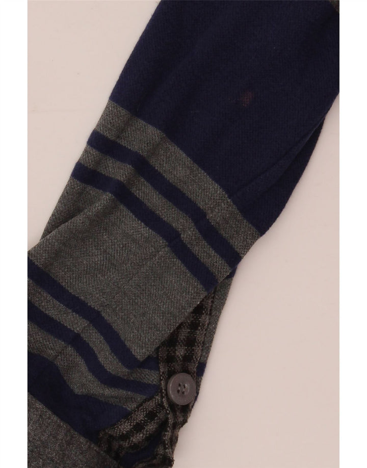 Męska koszulka polo do rugby z długim rękawem Best Company, 2XL, szara, bawełniana w paski