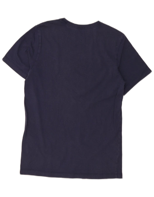 Nike Mens Graphic T-Shirt Top Small Navy Blue Cotton