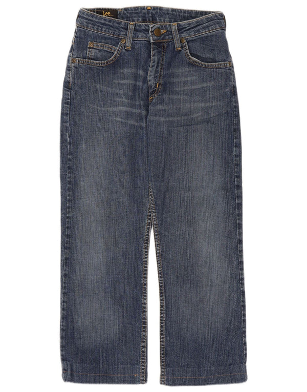 LEE Womens Cameron Capri Jeans W26 L22 Blue Cotton