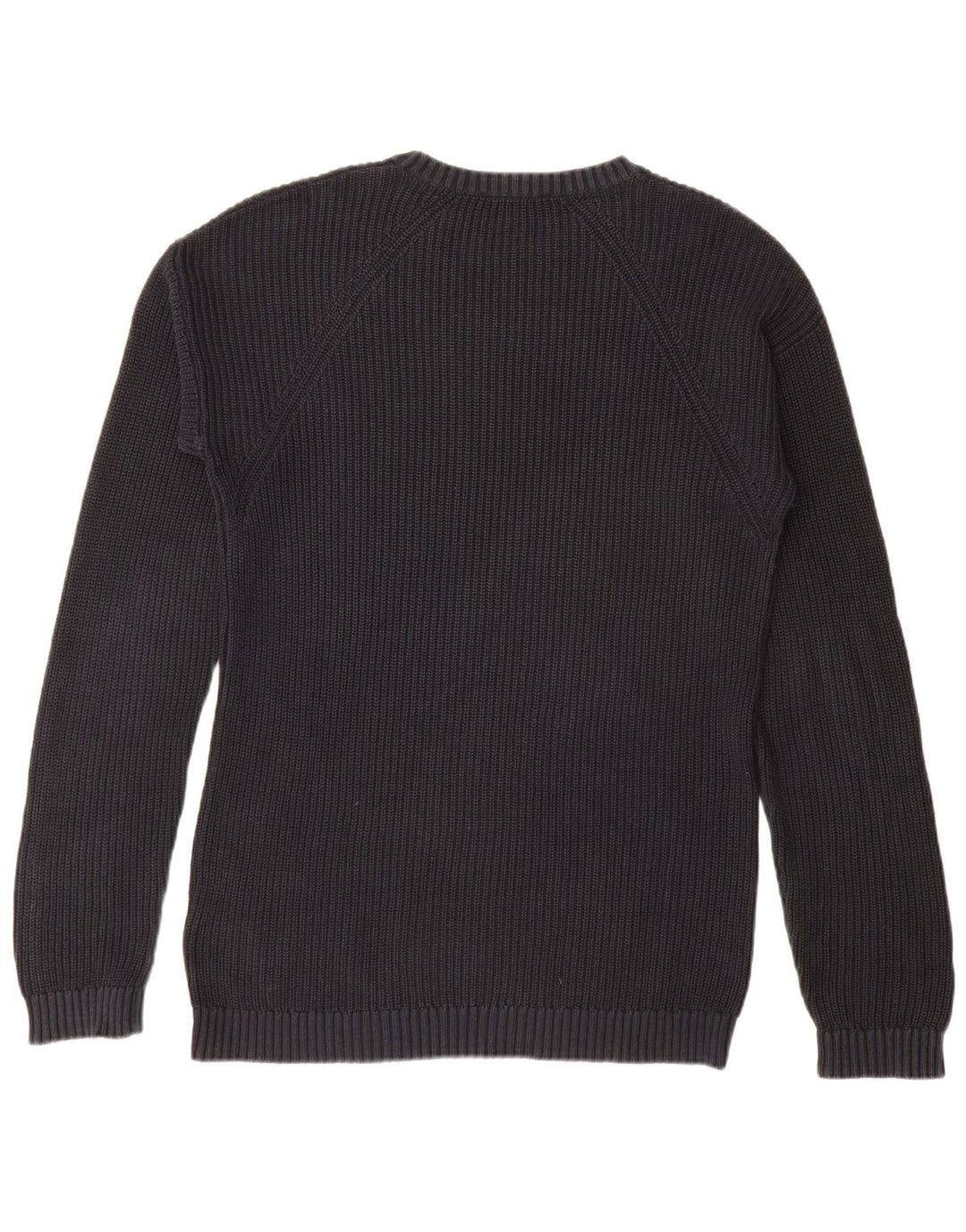 JACK & JONES Męski sweter z okrągłym dekoltem, średni granatowy, bawełniany