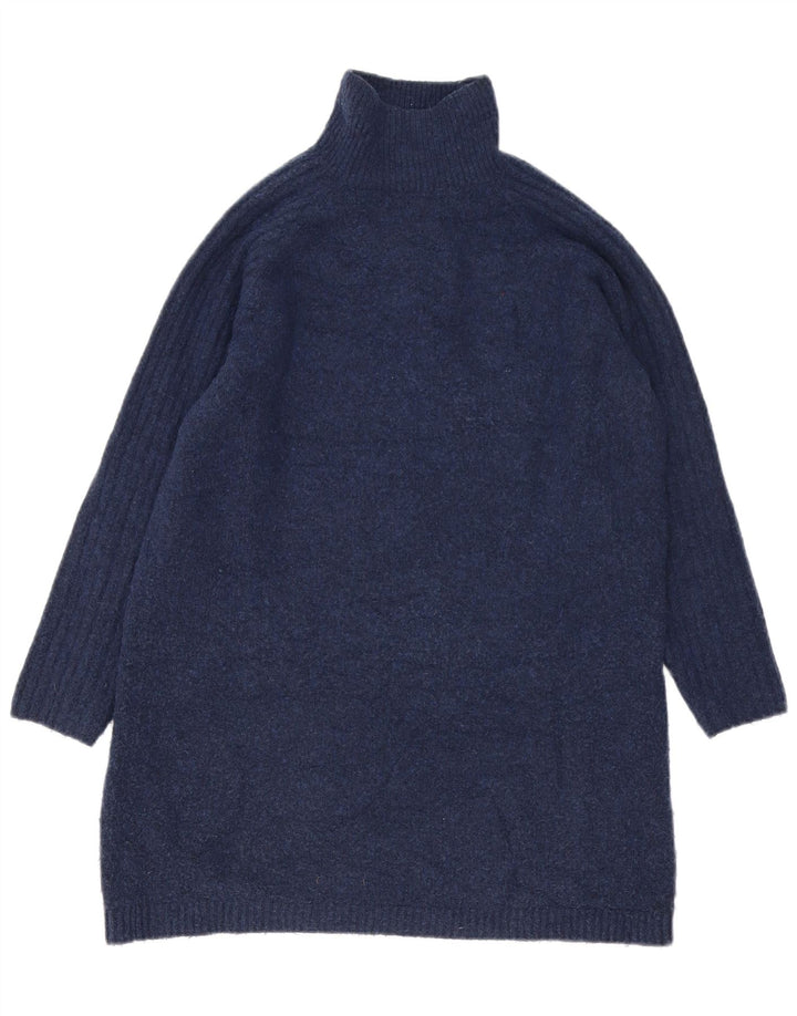 Marks & Spencer Damski sweter z długim rękawem i okrągłym dekoltem UK 10 Small Navy B
