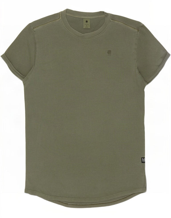 Męska koszulka G-Star, średnia, bawełniana khaki