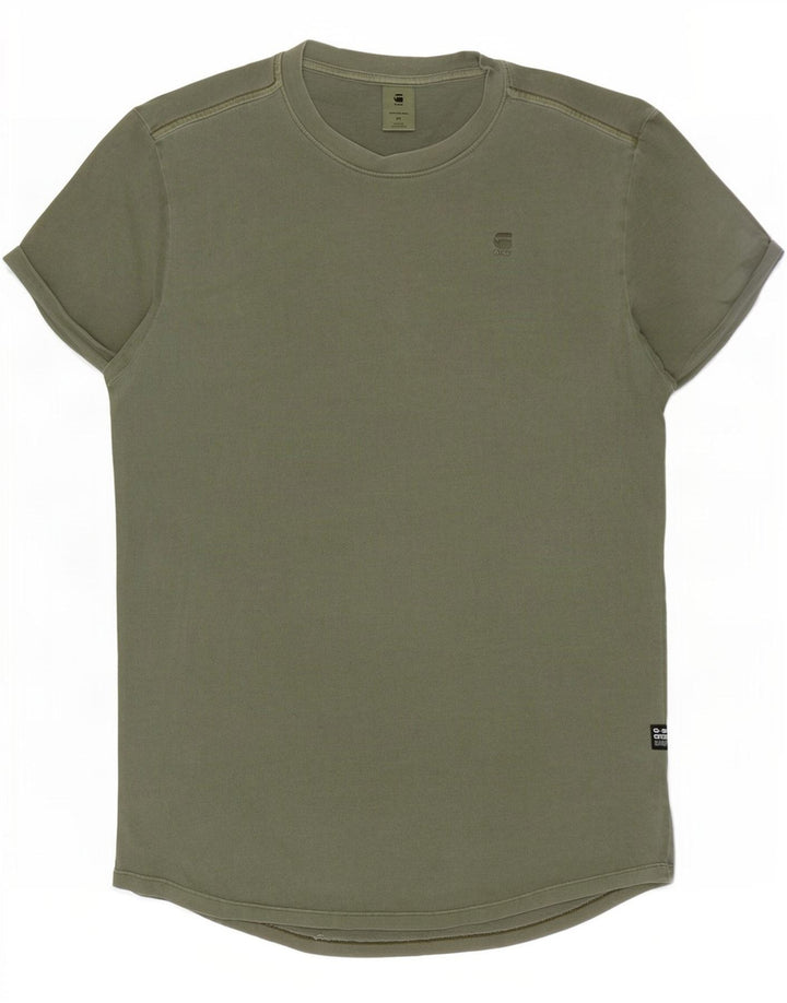Męska koszulka G-Star, średnia, bawełniana khaki