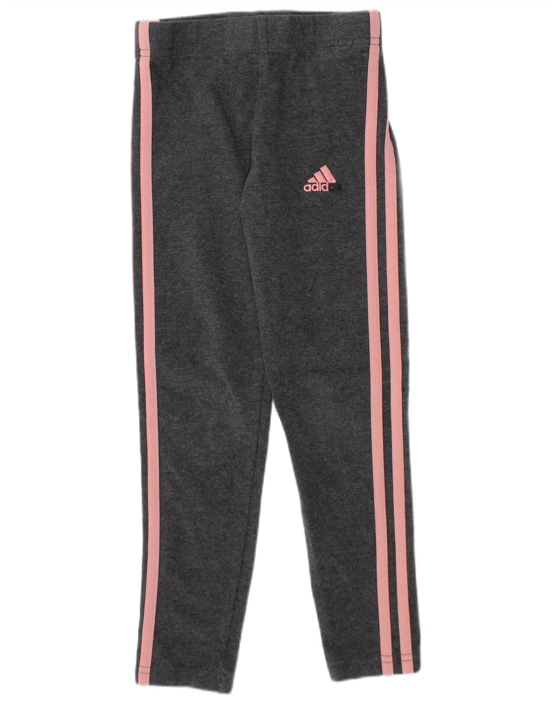 Legginsy Adidas Dziewczęce 5-6 Lat Szare Bawełniane