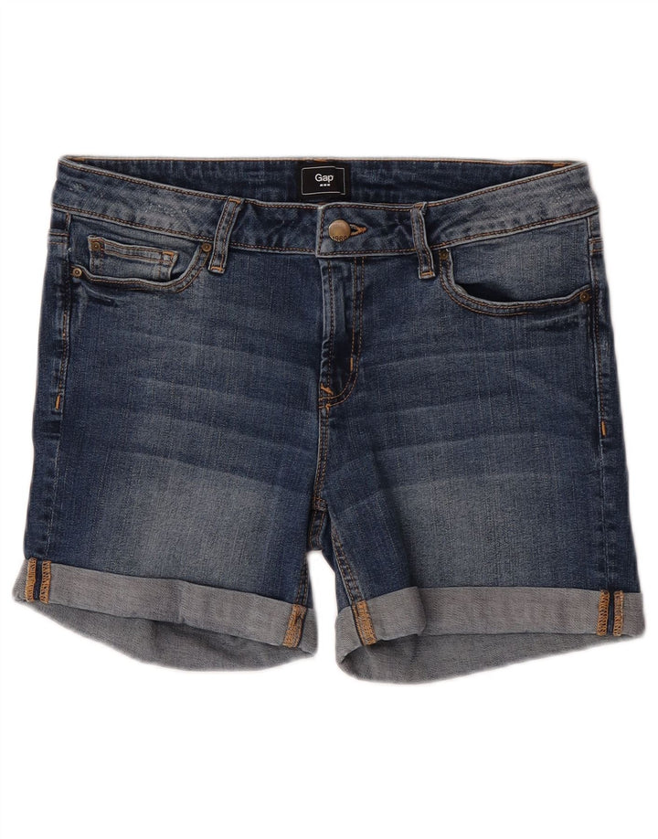 Damskie spodenki jeansowe Gap UK 12 Medium W32 Niebieskie bawełniane