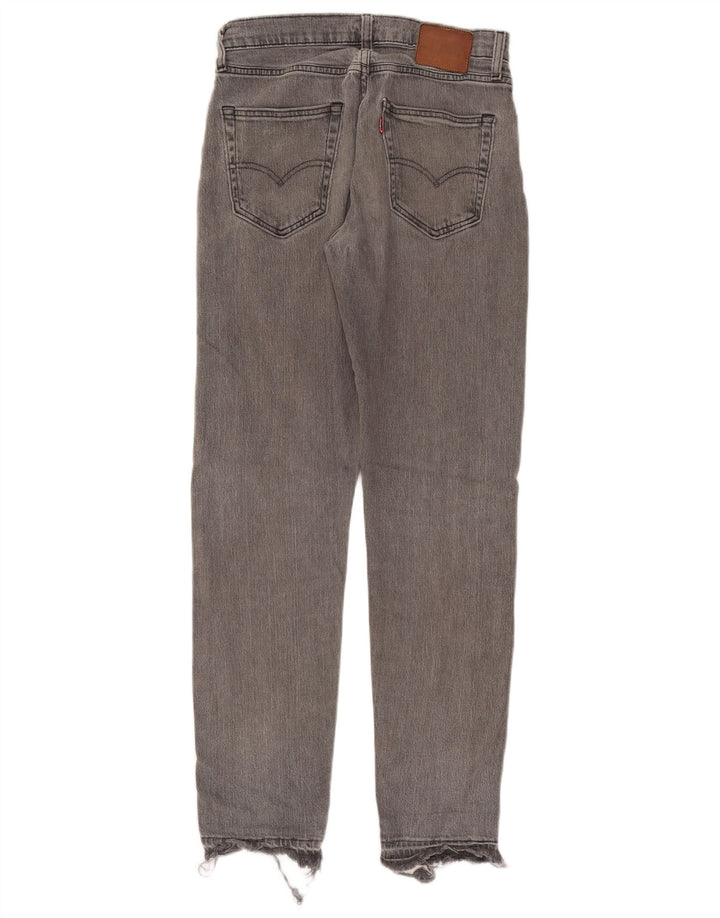Męskie jeansy Levi's Slim W28 L32 Szara bawełna