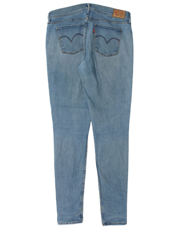 Damskie jeansy LEVI'S 710 Super Skinny W32 L34 Niebieskie bawełniane