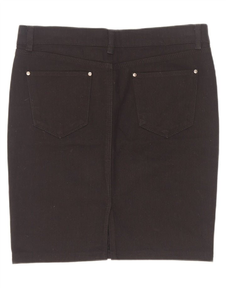 Spódnica jeansowa damska Zara, duża, W30, czarna
