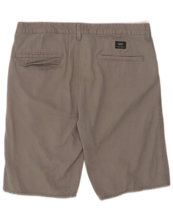 Męskie spodenki codzienne Vans W34, duże, szare, bawełniane