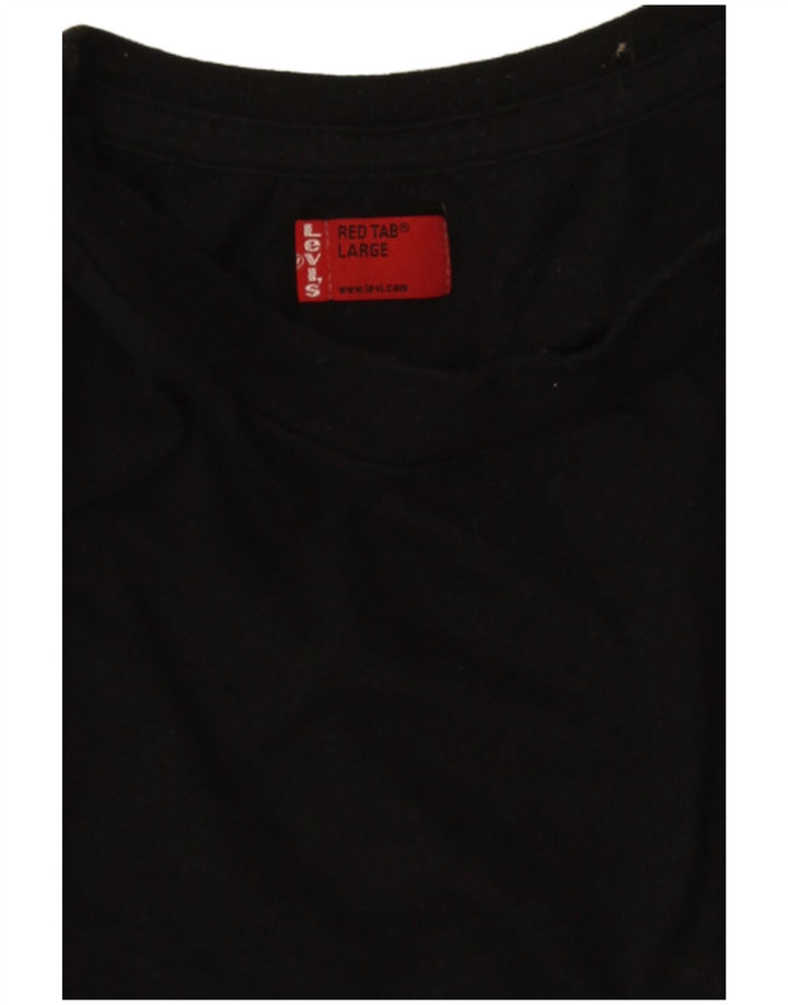 Męski T-shirt Levi's, duży, czarny