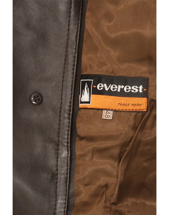 Damska kurtka skórzana Everest IT 48 XL brązowa