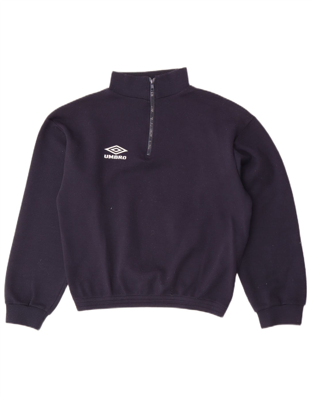 Męska bluza z kapturem i zamkiem błyskawicznym Umbro, mała, granatowa