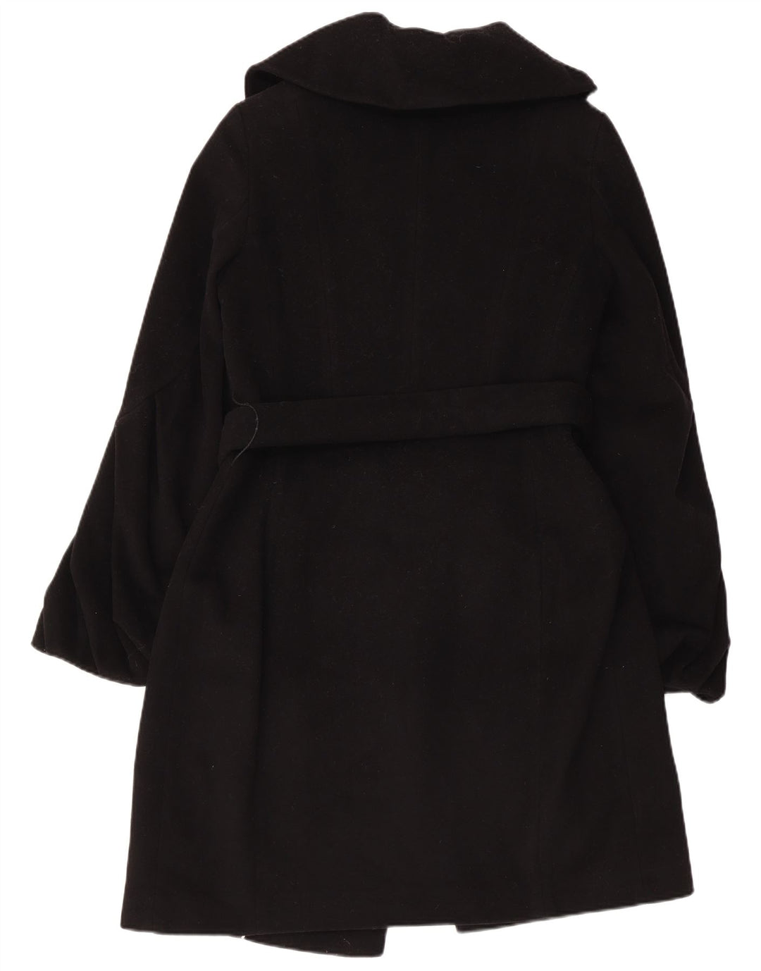 COAST Damski płaszcz dwurzędowy UK 10 Small Black Wełniany