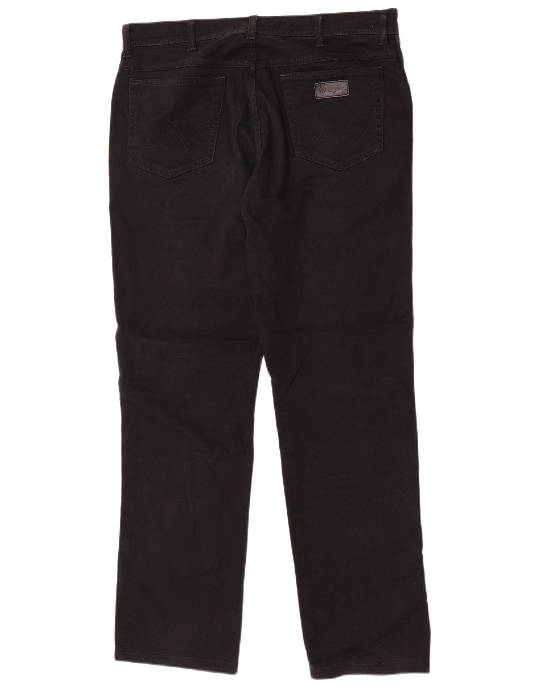 Męskie jeansy Wrangler Texas Stretch Straight W36 L32 Czarne bawełniane