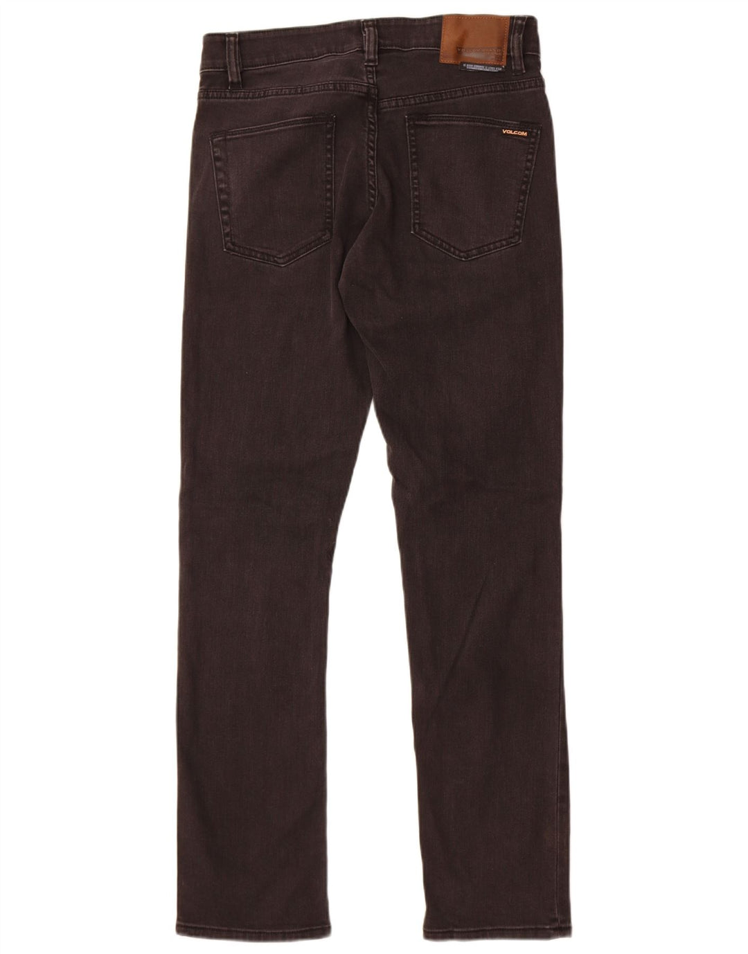 Męskie dżinsy Volcom Vorta Slim Straight W28 L31 Czarne bawełniane