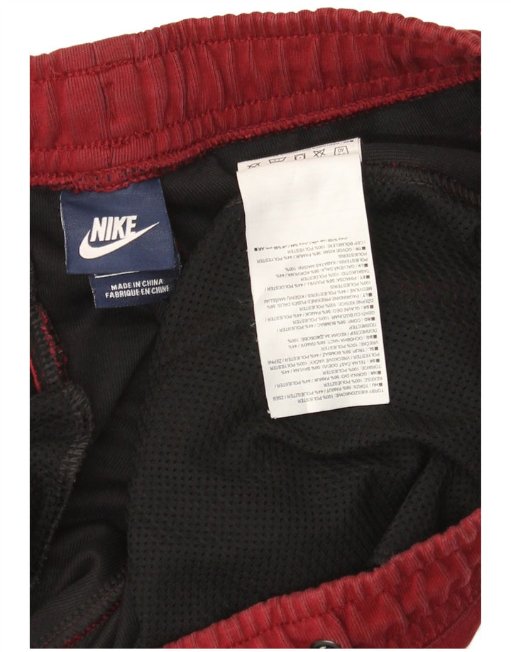 Męskie spodnie dresowe Nike, duże, bordowe, poliestrowe