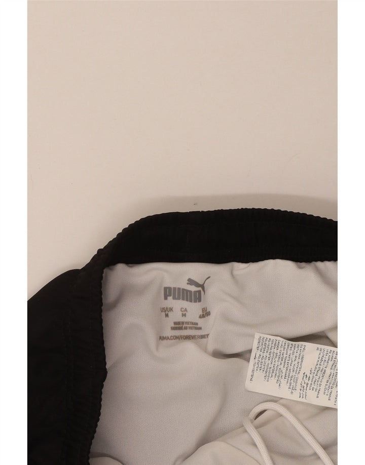 Męskie spodenki sportowe Puma, średni czarny poliester