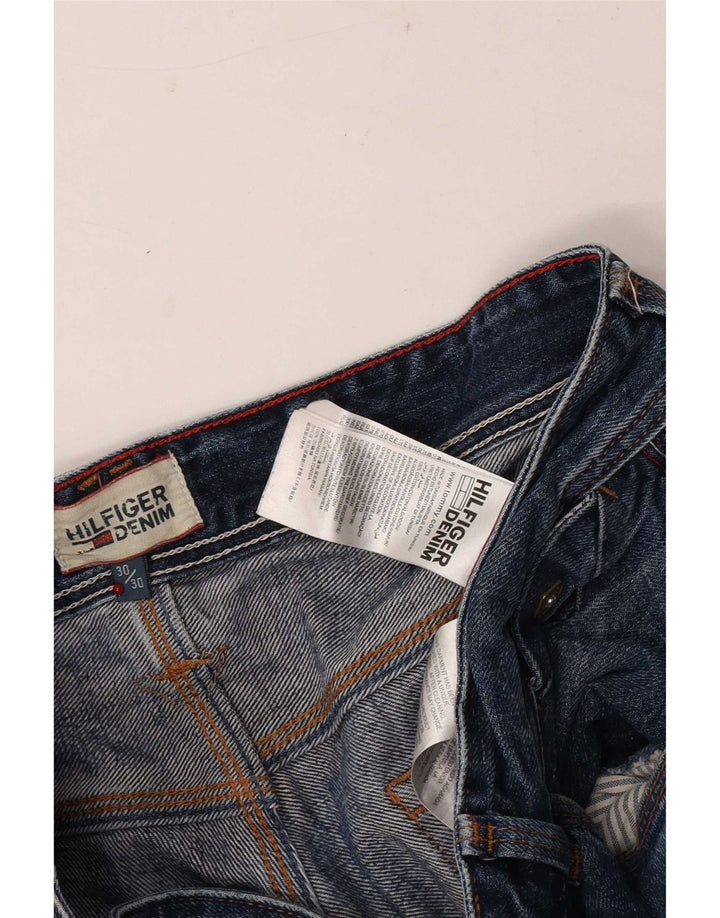 Męskie jeansy Bootcut Tommy Hilfiger W30 L30 Niebieskie bawełniane