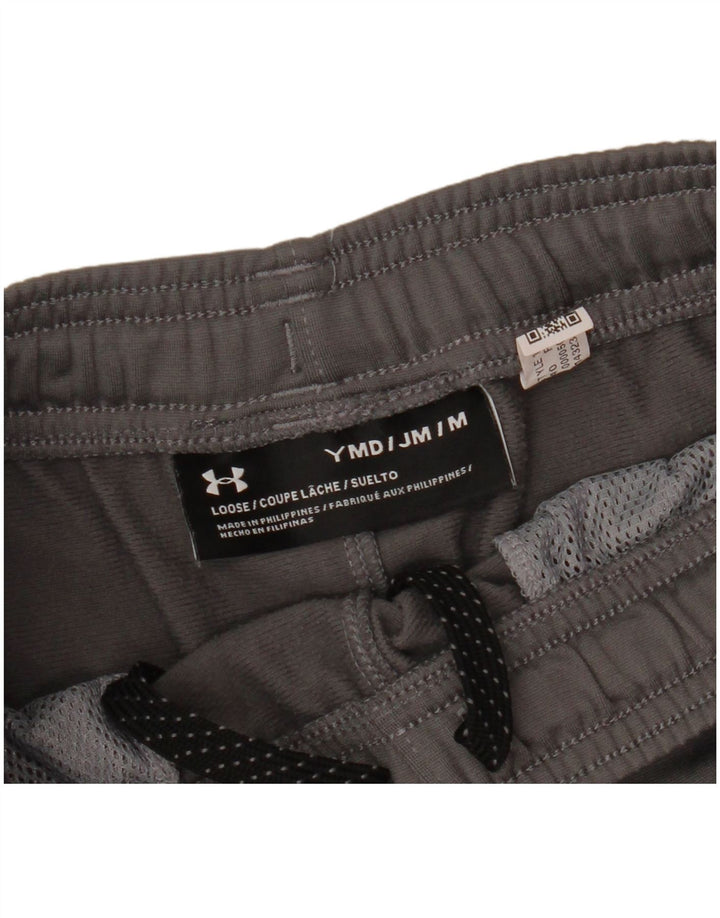 Dziewczęce spodnie dresowe UNDER ARMOUR 9-10 lat, średnioszare, z blokami kolorów