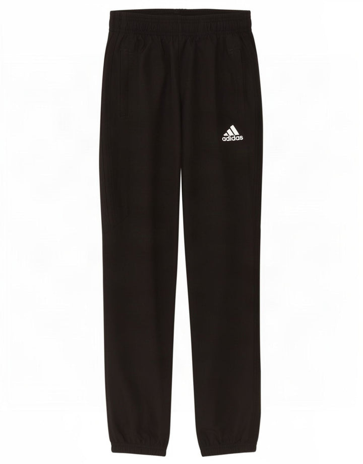 Adidas Chłopięce Spodnie Dresowe Climalite 9-10 Lat Czarny Poliester