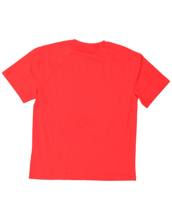 Męski T-shirt Zara, duży, czerwony, bawełniany