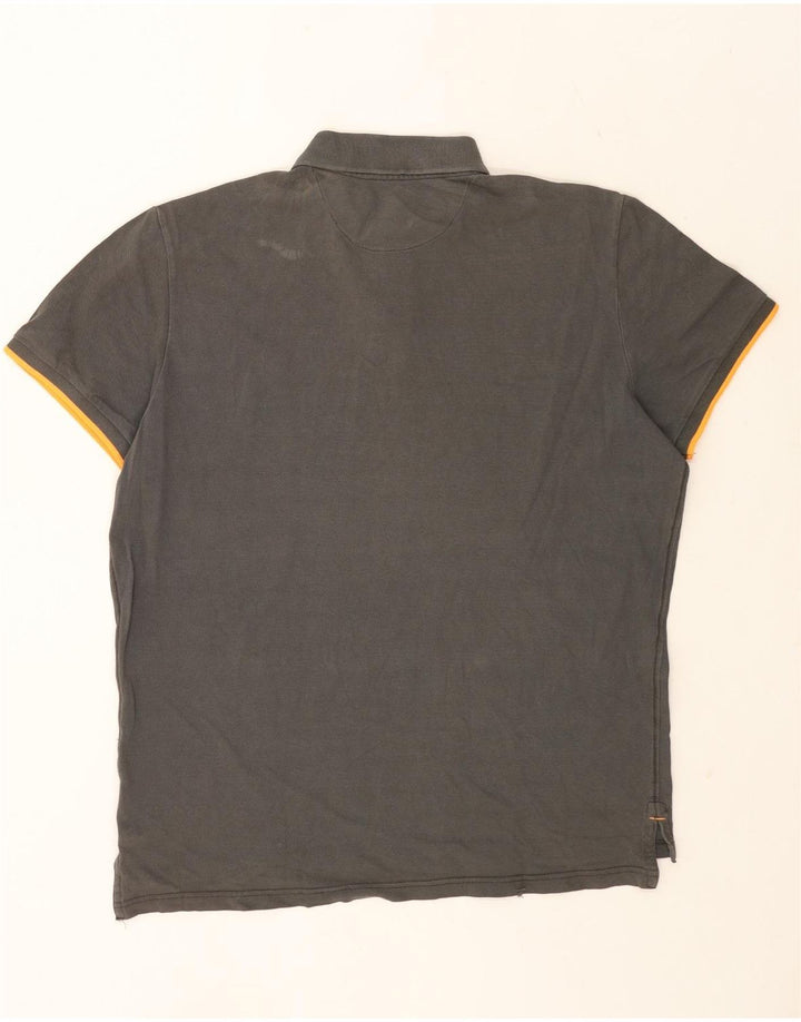 Męska koszulka polo AMERICAN EAGLE XL, szara, bawełniana