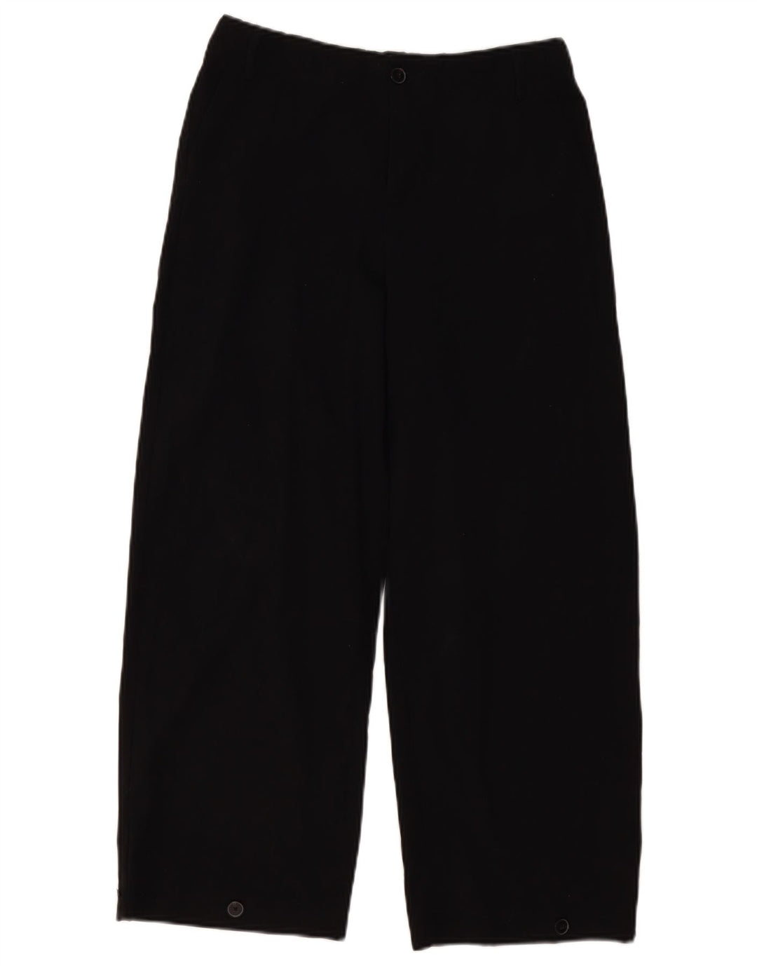 Damskie spodnie chino z szeroką nogawką ZARA, małe W26 L26 czarne