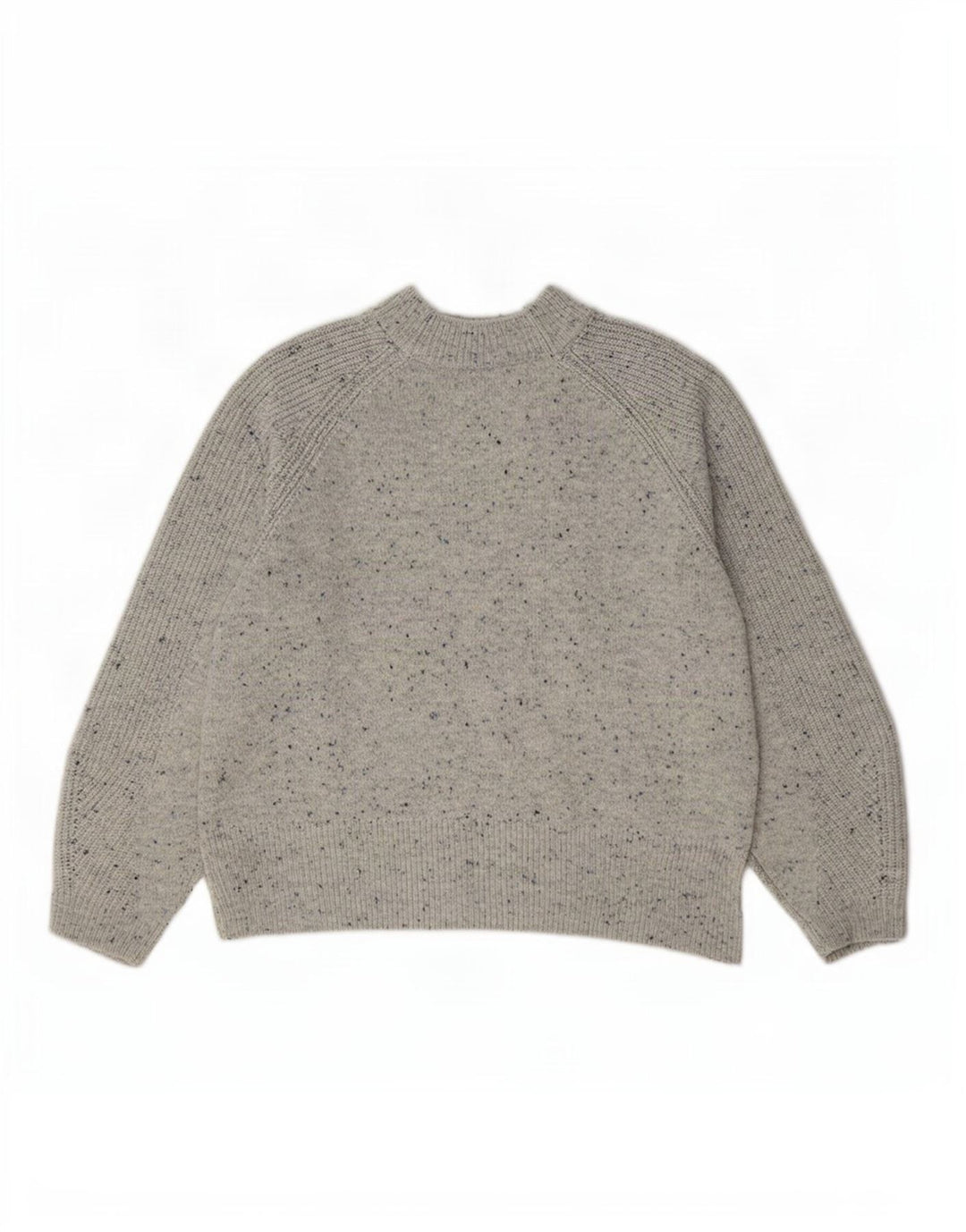 Marks & Spencer Damski sweter z okrągłym dekoltem UK 14, średni szary, nakrapiany