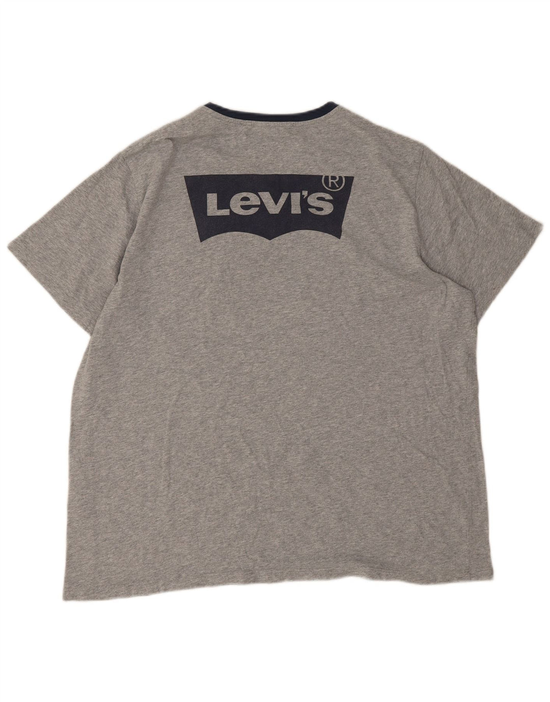 Męski T-shirt z grafiką Levi's Top XL, szara bawełna