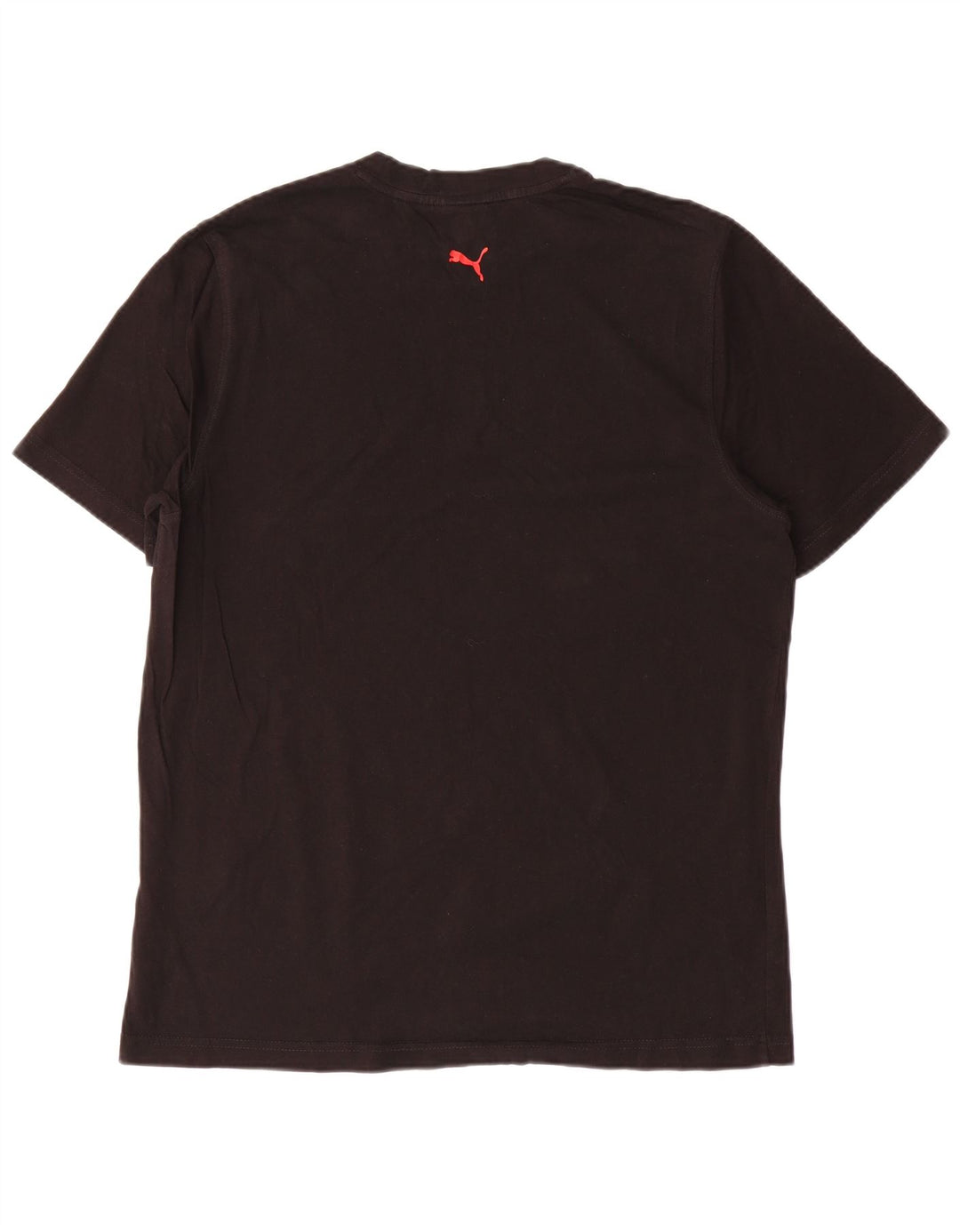 Męski T-shirt z grafiką Puma, duży, czarny, bawełniany