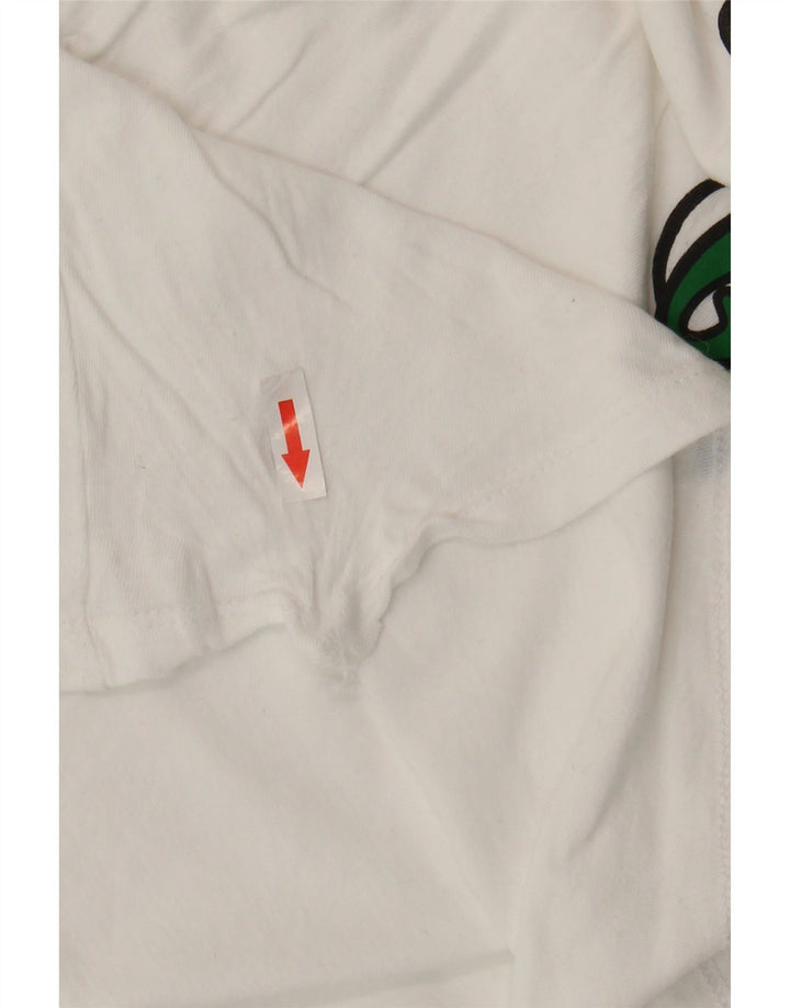 Damska koszulka z grafiką Puma Top UK 16, duża, biała bawełna