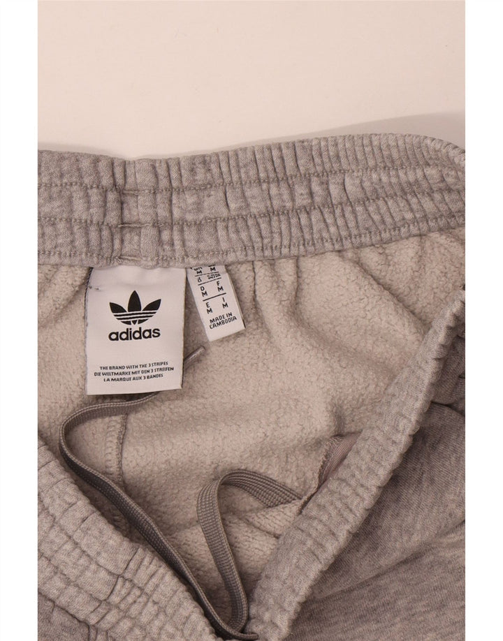Męskie spodenki sportowe Adidas, średnioszare, bawełniane w cętki
