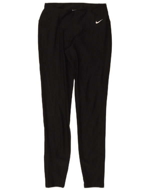 Damskie legginsy Nike Dri Fit UK 6 XS, czarny poliester