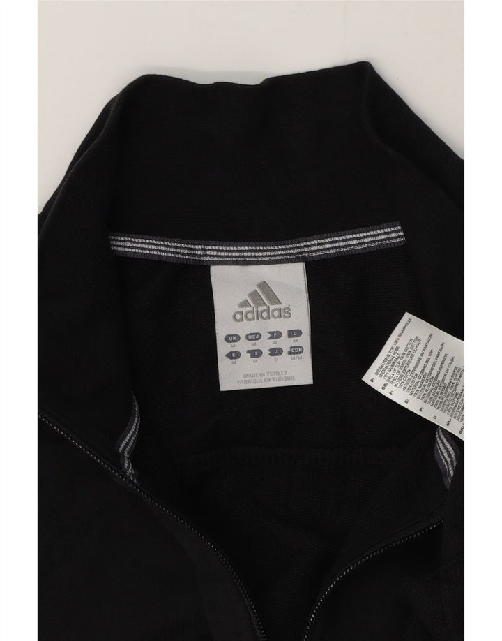 Adidas Męska bluza dresowa, średnia czarna bawełniana