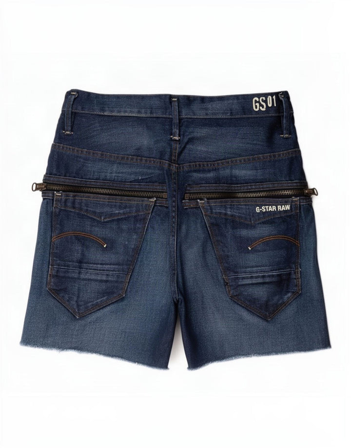 Męskie spodenki jeansowe G-Star W31 Średnioniebieskie bawełniane