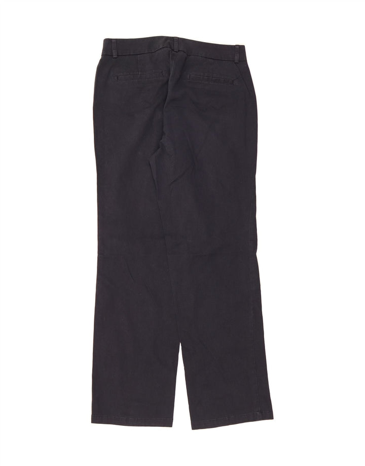 DOCKERS Womens Petite Chino Trousers US 6 Medium W32 L30 Navy Blue Vintage Dockers and Second-Hand Dockers from Messina Hembry 