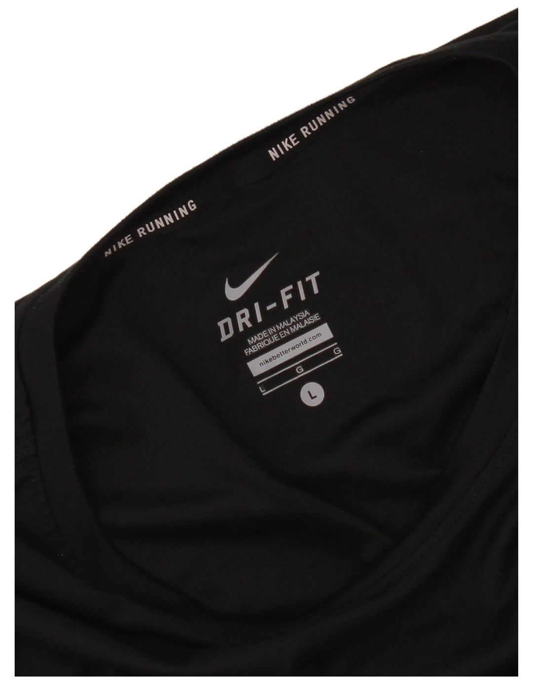 Damska koszulka Nike Dri Fit z długim rękawem, UK 14, duża, czarna