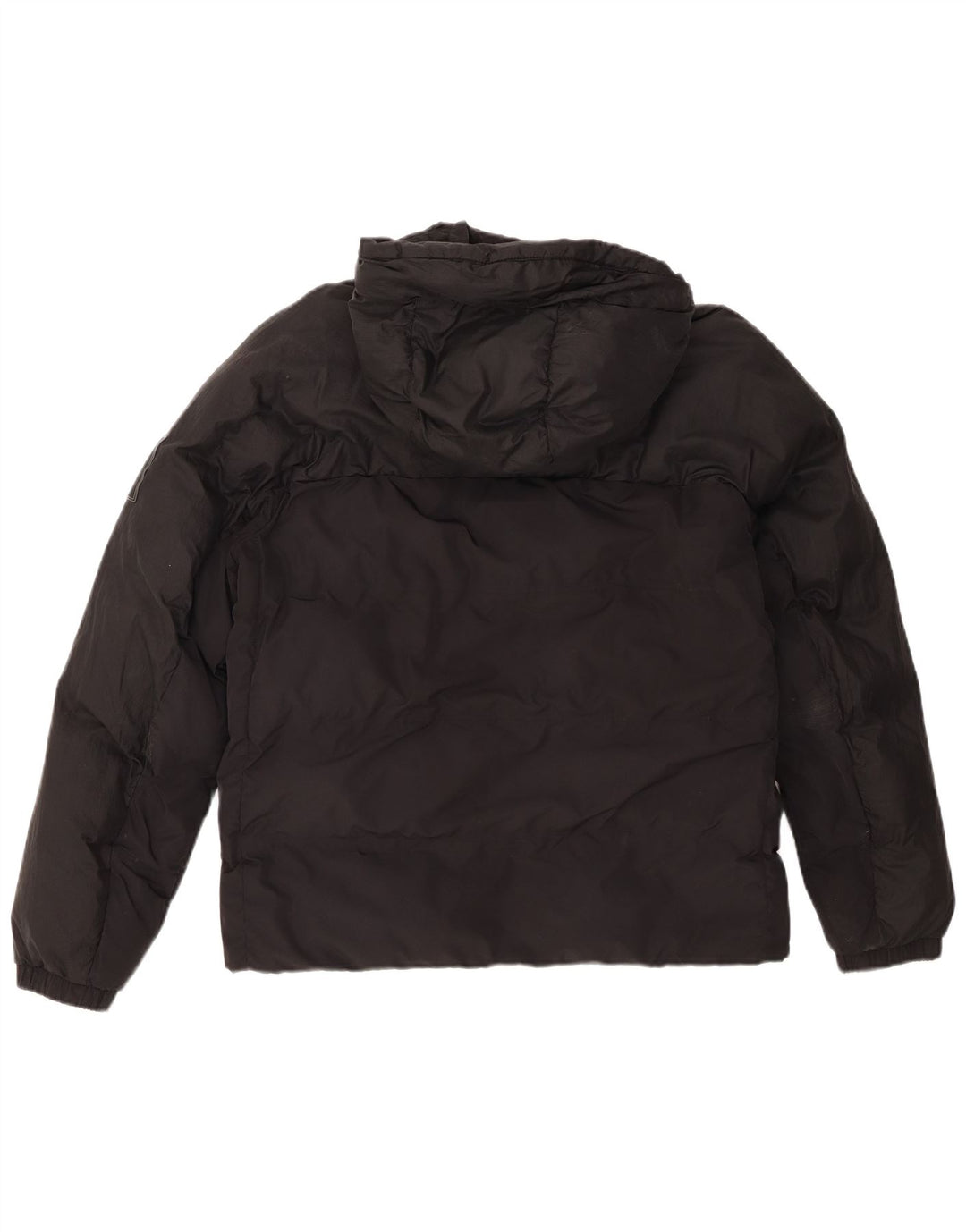 Męska wyściełana kurtka z kapturem Timberland UK 38 Średni czarny nylon