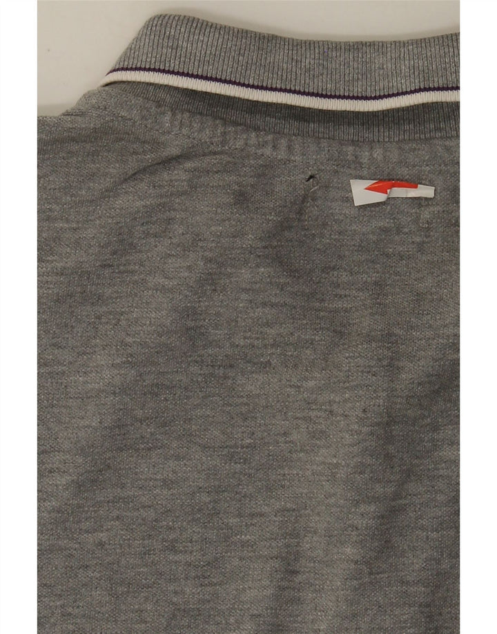 Męska koszulka polo z długim rękawem Kappa XL, szara