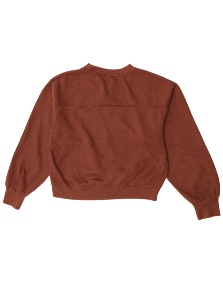 Bluza damska Zara Crop Jumper UK 14 Średni brąz
