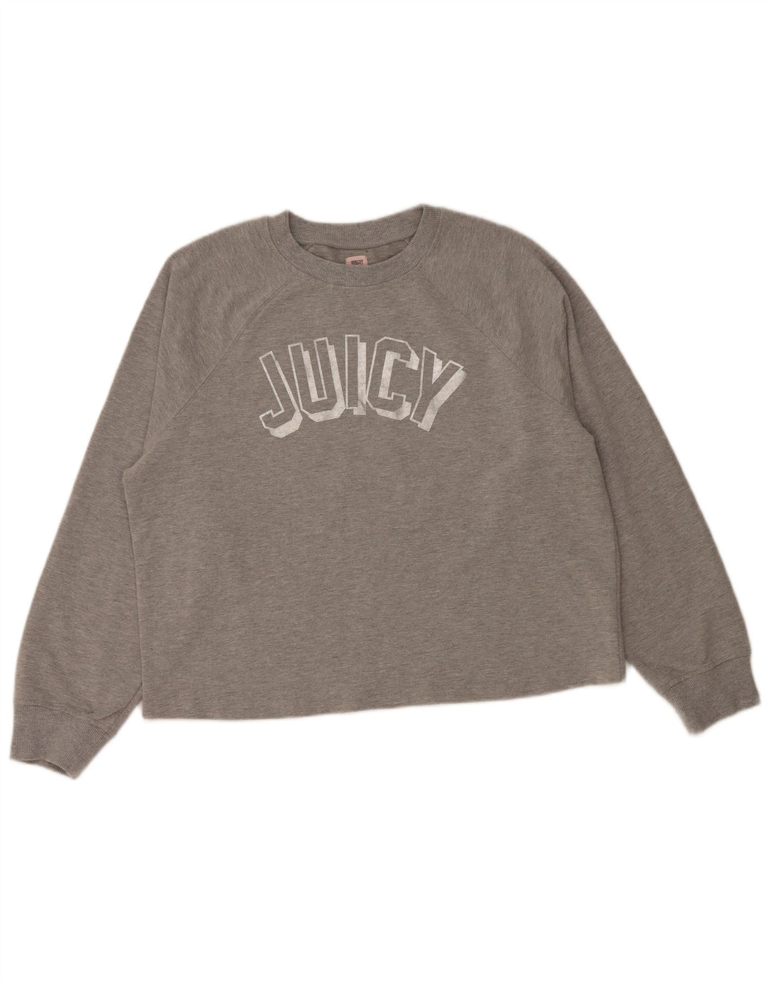 Damska bluza z grafiką JUICY COUTURE UK 18 XL, szara bawełna