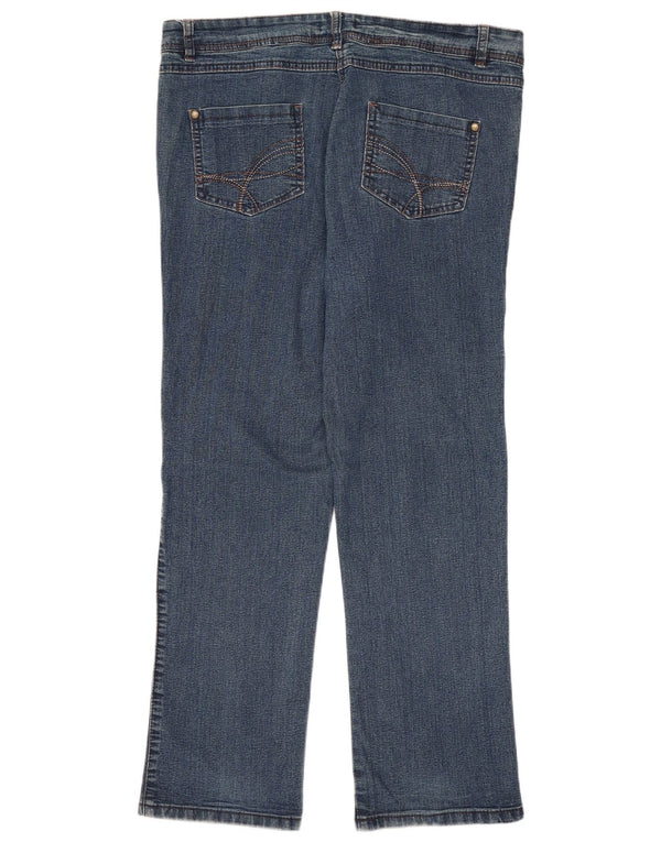Dżinsy damskie M&Co Petite Straight UK 14 Large W34 L27 Niebieskie bawełniane