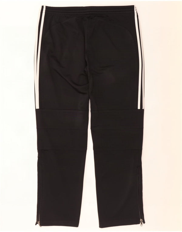 Męskie spodnie dresowe Adidas, duże, czarne, poliestrowe